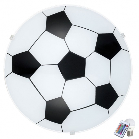 RGB LED Wand- und Deckenleuchte im Fußball-Design JUNIOR 1