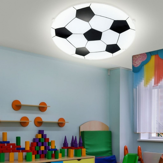 RGB LED Wand- und Deckenleuchte im Fußball-Design JUNIOR 1