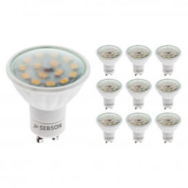 More about LED Lampen GU10 5W - 10x Leuchtmittel warmweiss 3000K 380lm 110° 230V SEBSON