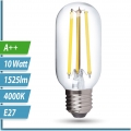 5x E27 LED Leuchtmittel 10W 230V neutralweiß 4000K Form T45 Ø45mm Lampen Filament Retro 1525 Lumen 5er Pack