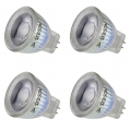 4x LED Lampen MR11 warmweiß 3W G4 / GU4 / MR11 Leuchtmittel Strahler 12V SEBSON