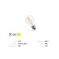 LED Filament E27 A65 Birne Klar 11W ＝ 98 Watt 1500lm 340° Retro Warmweiß 2700K