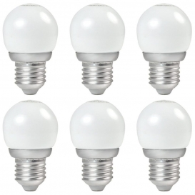 More about 6X E27 3W ＝ 20W G45 LED Globus Lampe Aluminium + Glasabdeckung Warmweiß 170LM AC 220-240V