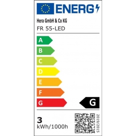 More about Hera - LED-Einbauleuchte 3er Set FR 55-LED warmweiß  edelstahloptik 3 Watt Warmweiss 3000 Kelvin