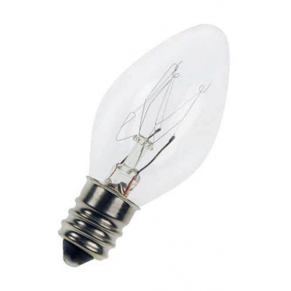 S+H Kerzenlampe 22x52mm Sockel E12 240 Volt 7,5 Watt