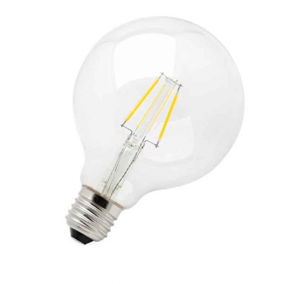 LED Filament Globe G95 4W ＝ 40W E27 klar Faden Glühlampe warmweiß 2700K