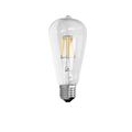 ECD Germany 4er Pack E27 LED Birne Filament 6W - AC 220-240V - 612 Lumen - 120° Abstrahlwinkel - Warmweiß 2800K - ersetzt 40W Gl