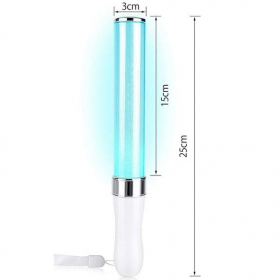 Pack 2 LED Glow Light Sticks Konzert Lightstick Flashing Wand Party Spielzeug