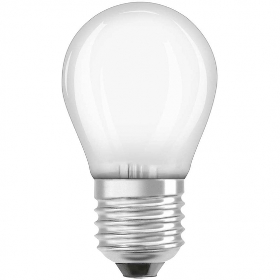 OSRAM Sphärische LED-Lampe aus Milchglas - 4 W ＝ 40 W - E27 - Kaltweiß