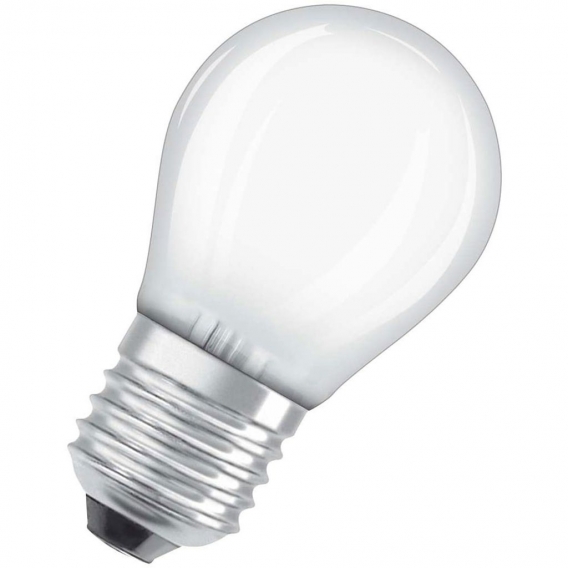 OSRAM Sphärische LED-Lampe aus Milchglas - 4 W ＝ 40 W - E27 - Kaltweiß