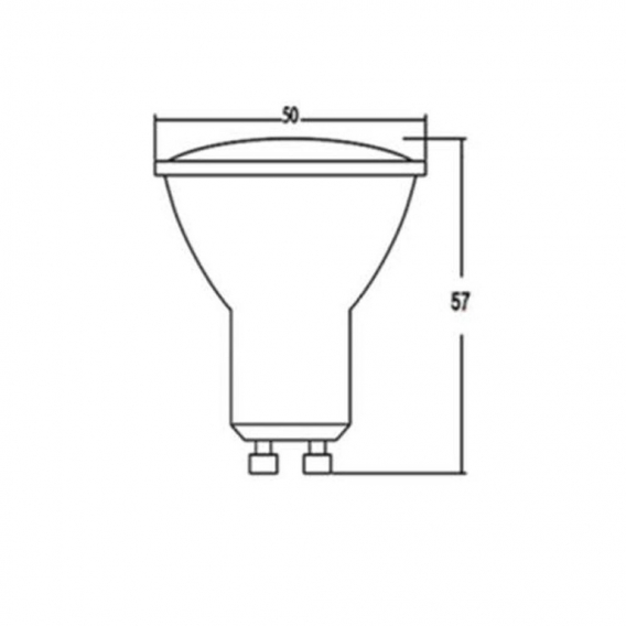 GU10 1W LED Leuchtmittel Warmweiß 3000K 90 lumen Spot Strahler Einbauleuchte Energiesparlampe Glühlampe