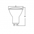 GU10 1W LED Leuchtmittel Warmweiß 3000K 90 lumen Spot Strahler Einbauleuchte Energiesparlampe Glühlampe