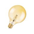 OSRAM LED VINTAGE 1906 CLASSIC GLOBE 125 55 FS DIM Warmweiß Filament Gold E27 Kugel