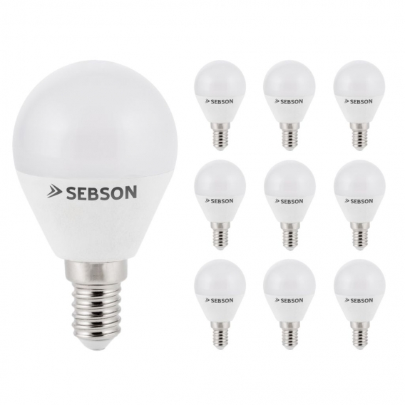 10x LED Lampen E14 6W warmweiss RA97 flimmerfrei LED Leuchtmittel Birne SEBSON