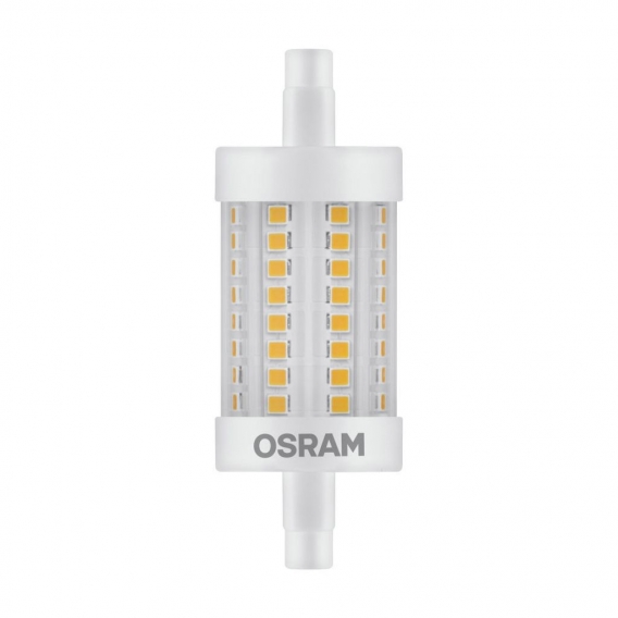 OSRAM LED Stablampe mit R7s Sockel, LED-Röhre mit 8 W-Glühbirne, Ersatz für 75W-Glühbirne, Warmweiss (2700K)