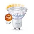 Philips LED WarmGlow Lampe ersetzt 35W, GU10 Reflektor PAR16, warmweiß, 230 Lumen, dimmbar, 1er Pack