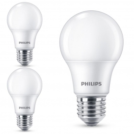 More about Philips LED Lampe ersetzt 60W, E27 Standardform A60, weiß, warmweiß, 806 Lumen, nicht dimmbar, 3er Pack