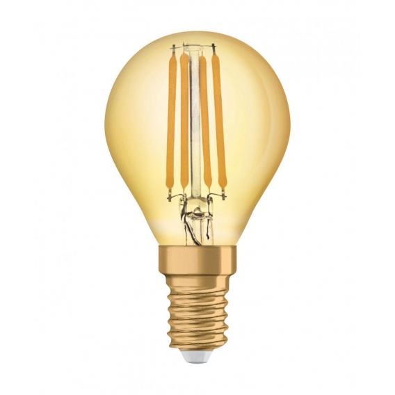 OSRAM LED VINTAGE 1906 CLASSIC P 36 FS Warmweiß Filament Gold E14 Tropfen