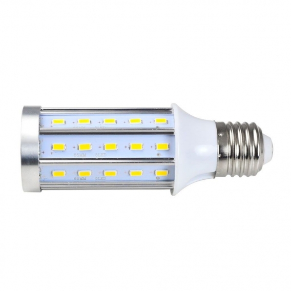 2 Stück E27 LED Lampe 15W AC 85-265V Warmweiß 3000K 50x5730 SMD Mit Aluminium Platte