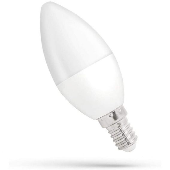 Spectrum LED Leuchtmittel Kerzenform 6W ＝ 40W matt E14 480lm warmweiß 3000K dimmbar