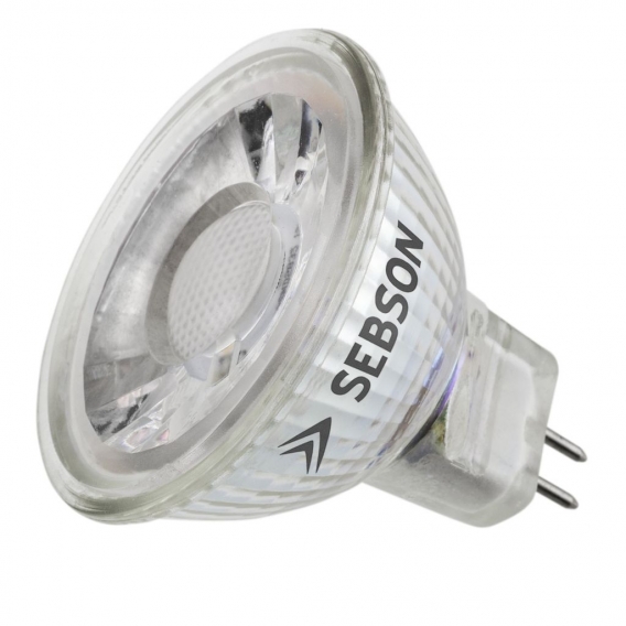 LED Lampen MR16 GU5.3 5W - Leuchtmittel 12V warmweiß 3000K 420lm 36° Spot SEBSON