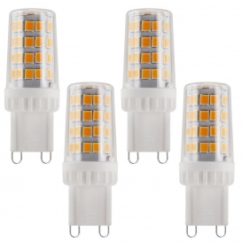 More about 4Pcs Flicker-Free G9 4W ＝ 30W LED-Licht AC 220-240V Mit Keramik + PC 52x 2835 SMD LED Glühbirne Kaltweiß