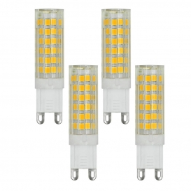 More about 4 Stück 7W G9 LED Lampe 510lm, Kein Flackern und 6000K Kaltweiß G9 LED Glühlampe Ersatz 55W G9 Halogenlampe AC 220-240V