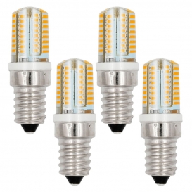 More about 4 Stück Dimmbar E14 LED Lampe 3W AC 220-240V Warmweiß 3000K 64x3014 SMD Mit Silikon Mantel