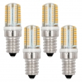 4 Stück Dimmbar E14 LED Lampe 3W AC 220-240V Warmweiß 3000K 64x3014 SMD Mit Silikon Mantel