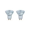 OSRAM LED STAR PAR16 50 (36°) BOX Kaltweiß SMD Klar GU10 Spot Doppelpack