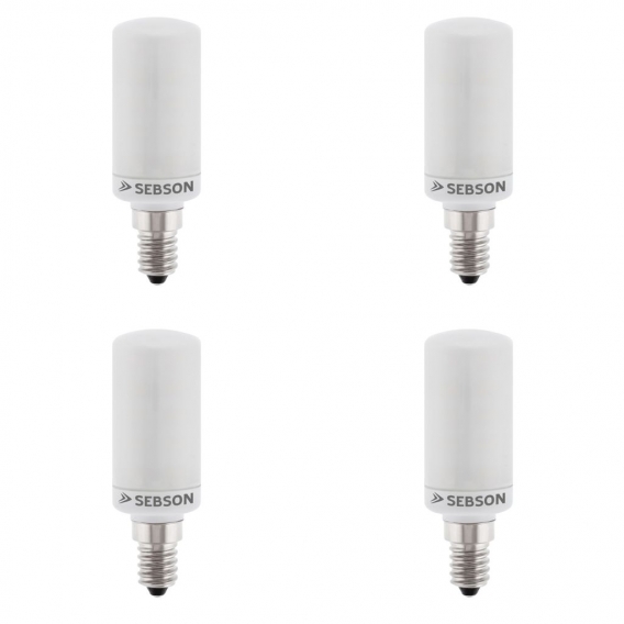 4x LED Lampen E14 4W warmweiss RA97 flimmerfrei Leuchtmittel Cornlight SEBSON