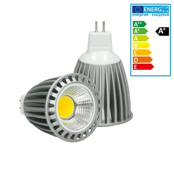 ECD Germany 6er Pack MR16 LED Spot 9W - DC 12V - 500 Lumen - 60° Abstrahlwinkel - Kaltweiß 6000K - ersetzt 60W Halogen - nicht d