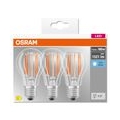 OSRAM LED BASE Classic A100, klare Filament LED-Lampen aus Glas für E27 Sockel, Birnenform, Kaltweiß (4000K), 1521 Lumen, Ersatz