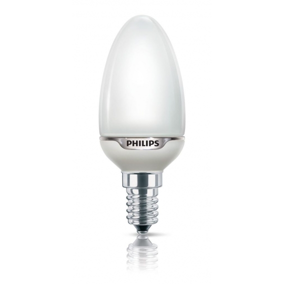 Philips Softone-Flamme Lisse 929689673103 Energiesparlampe-Energiesparlampe, 5 W, E14, WW, 1BL, 230 V, 6-Soft Flame Design