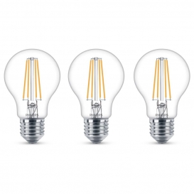 More about Philips LED Lampe ersetzt 60W, E27 Standardform A60, klar, warmweiß, 806 Lumen, nicht dimmbar, 3er Pack