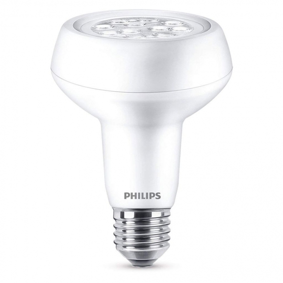 Philips LED Leuchtmittel R80 Reflektor CorePro 7W ＝ 100W E27 matt 667lm 827 warmweiß 2700K flood 40°