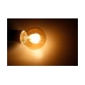 LED Filament Tropfenlampe McShine "Retro", E14, 2W, 150 lm, warmweiß, goldenes Glas