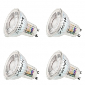 More about 4x LED Lampen GU10 5W warmweiss RA95 flimmerfrei 230V LED Leuchtmittel SEBSON