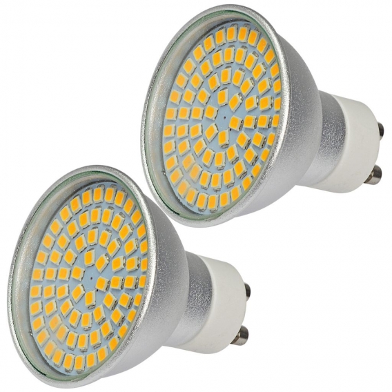 2X MENGS GU10 6W＝40W LED Leuchtmittel Strahler Energiesparlampe 600LM Kaltweiß