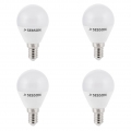 4x LED Lampen E14 6W warmweiss RA97 flimmerfrei LED Leuchtmittel Birne SEBSON