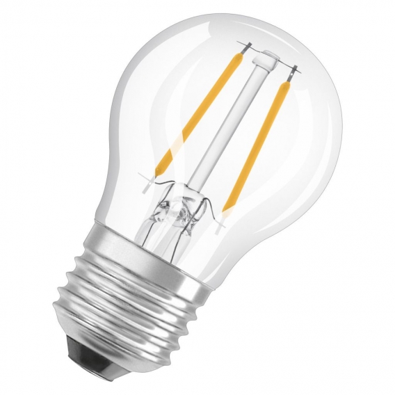 Osram E27 4.5W 6500K LED-Lampe, Birnenform, Sockel E27, 4,5 Watt, Neutralweiß, 6500 K, Energieeffizienzklasse F