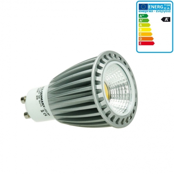 ECD Germany 1er Pack GU10 LED Spot 9W - AC 220-240V - 552 Lumen - 60° Abstrahlwinkel - Warmweiß 2800K - ersetzt 60W Halogen - ni