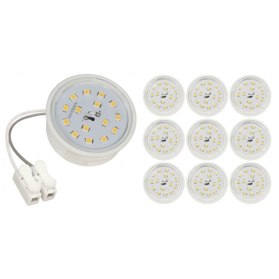 10er-Pack LED-Module McShine, 5W, 400lm, 230V, 50x23mm, warmweiß, 3000K