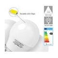 Aigostar Led E27 Warmweiß 5W Leuchtmittel Birne Lampe 3000K 400 Lumen Abstrahlwinkel 280 Grad Tropfen Glühbirne 5er Verpackung [