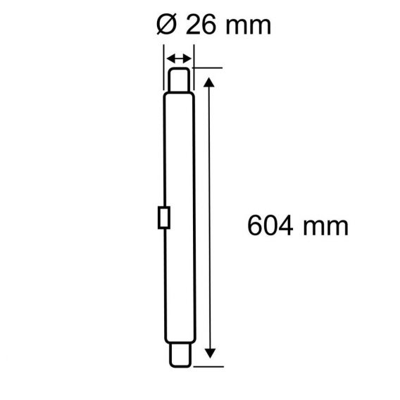 Paulmann Leuchtstofflampe T8 18W G13 604mm Warmweiß