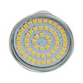 2 Stück GU10 LED Hohe Helligkeit Spotlicht 5W AC 220-240V Warmweiß 3000K 54x2835 SMD Mit Aluminium Körper und Glas Mantel