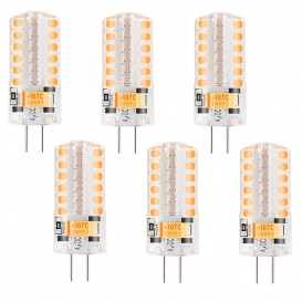 More about 6 Stück GY6.35 LED Lampen 4W LED Birnen 3000K Warmweiß 240lm Nicht Dimmbar, AC/DC 12V LED Leuchtmittel, GY6.35 LED Glühlampe