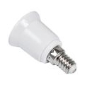 4x Lampensockel Adapter Konverter - E14 Fassung auf E27 Sockel Lampenadapter - Lampensockeladapter für LED Halogen  Lampen