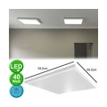 4x LED Aufbau-Einbau Panel, 4000 Lumen, kaltweiß, VT-6142