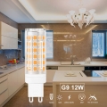 6 Stück G9 LED Lampe Brine 12W LED Licht Ersatz 96W Halogenlampen 720LM 3000K Warmweiß 360 ° Abstrahlwinkel CRI＞80, AC 220-240V